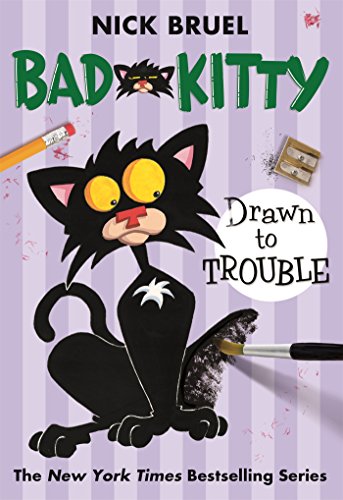 Book Cover Bad Kitty Drawn to Trouble