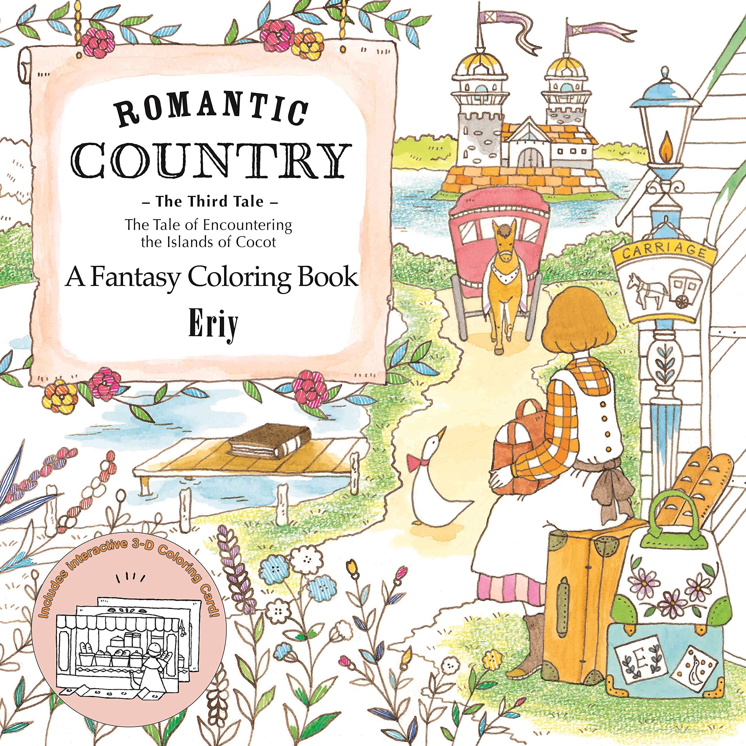 Book Cover Romantic Country: The Third Tale: A Fantasy Coloring Book