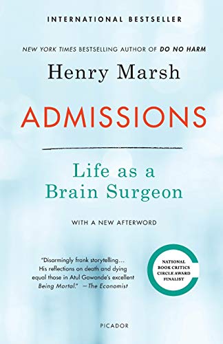 Book Cover Admissions: Life as a Brain Surgeon