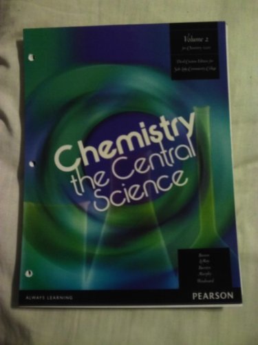 Chemistry: The Central Science - Custom Edition for Salt Lake Community College