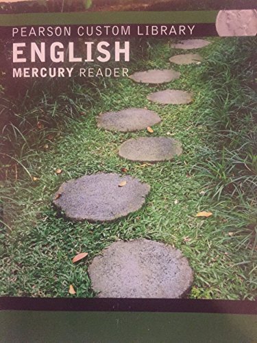Pearson Custom Library English Mercury Reader