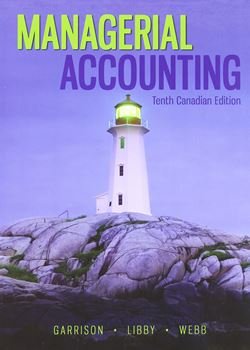 Book Cover Managerial Accounting Tenth Canadian Edition