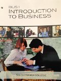 Bus 1: Introduction to Business(w.code) Custom 10th Edition for Santa Monica College