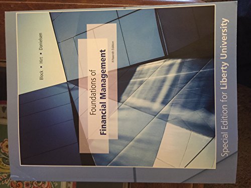 Foundations of Financial Management