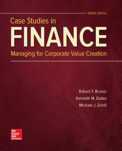 Book Cover Case Studies in Finance (The Mcgraw-hill Education Series in Finance, Insurance, and Real Estate)