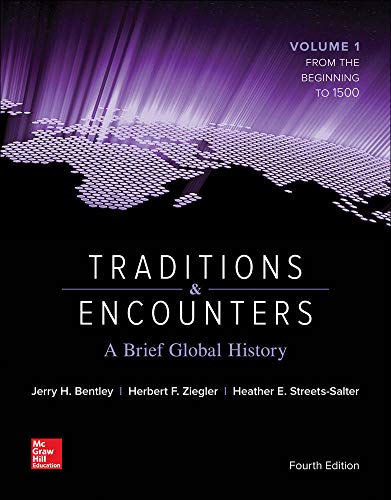 Book Cover Traditions & Encounters: A Brief Global History Volume 1