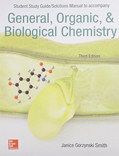 Book Cover Student Study Guide/Solutions Manual to accompany General, Organic & Biological Chemistry
