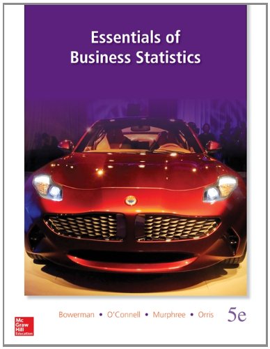 Book Cover Essentials of Business Statistics with Connect Access Card