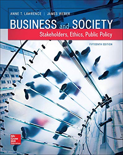 Book Cover Business and Society: Stakeholders, Ethics, Public Policy (Irwin Accounting)