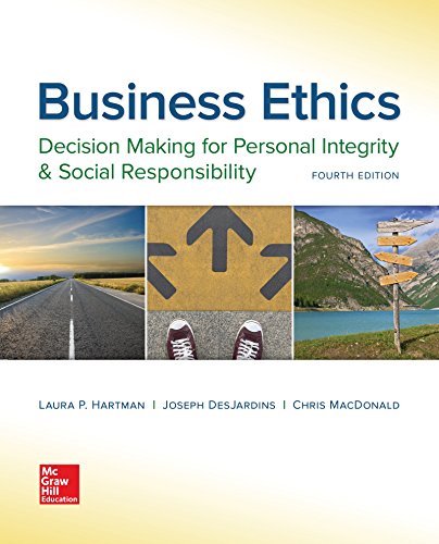 Book Cover Business Ethics: Decision Making for Personal Integrity & Social Responsibility