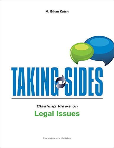 Book Cover Taking Sides: Clashing Views on Legal Issues