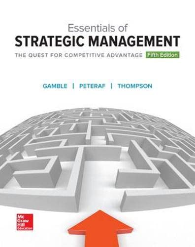 Book Cover Essentials of Strategic Management: The Quest for Competitive Advantage