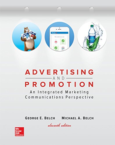 Book Cover Advertising and Promotion: An Integrated Marketing Communications Perspective (Irwin Marketing)