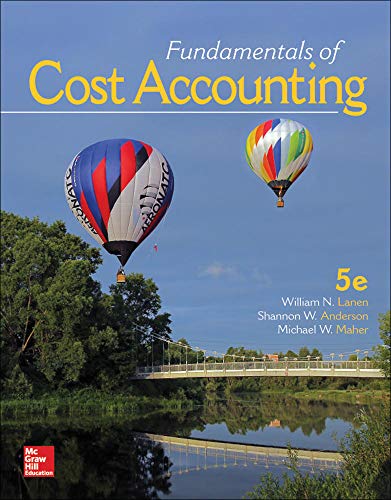 Book Cover Fundamentals of Cost Accounting