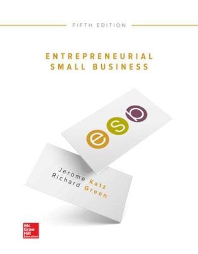 Book Cover Entrepreneurial Small Business
