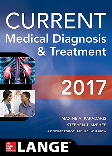 Book Cover CURRENT Medical Diagnosis and Treatment 2017 (Lange)