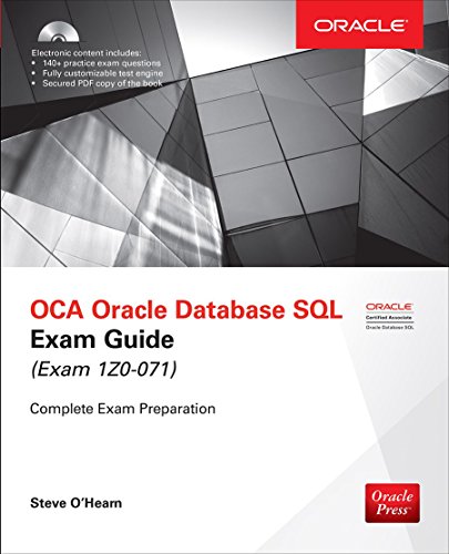 Book Cover OCA Oracle Database SQL Exam Guide (Exam 1Z0-071) (Oracle Press)