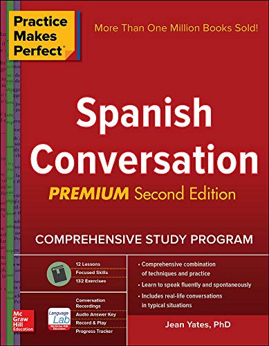 Book Cover Practice Makes Perfect: Spanish Conversation, Premium Second Edition