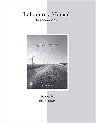 Book Cover Lab Manual for Physical Science