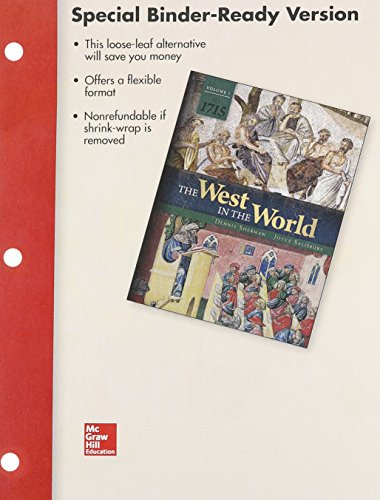 Loose Leaf Edition of The West in the World Volume 1 with Connect Access Card
