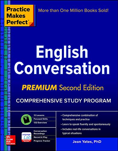 Book Cover Practice Makes Perfect: English Conversation, Premium Second Edition