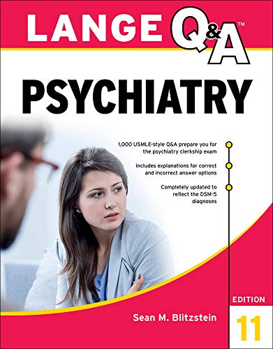 Book Cover Lange Q&A Psychiatry, 11th Edition