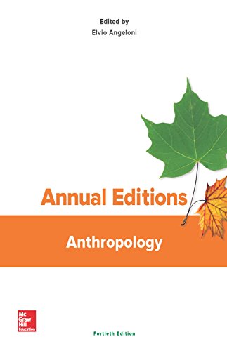 Book Cover Annual Editions: Anthropology, 40/e
