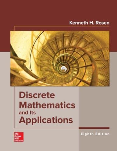 Book Cover Discrete Mathematics and Its Applications