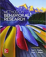 Book Cover Methods in Behavioral Research