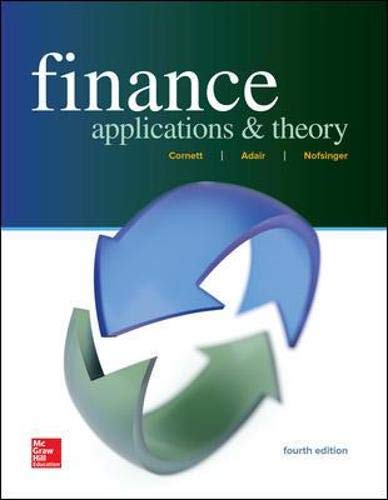 Book Cover Finance: Applications and Theory (Mcgraw-hill / Irwin Series in Finance, Insurance and Real Estate)