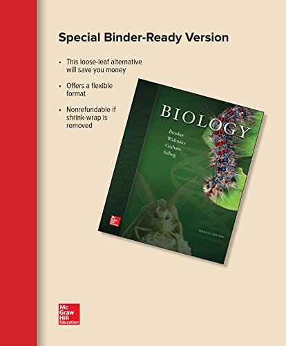 Book Cover Loose Leaf for Biology