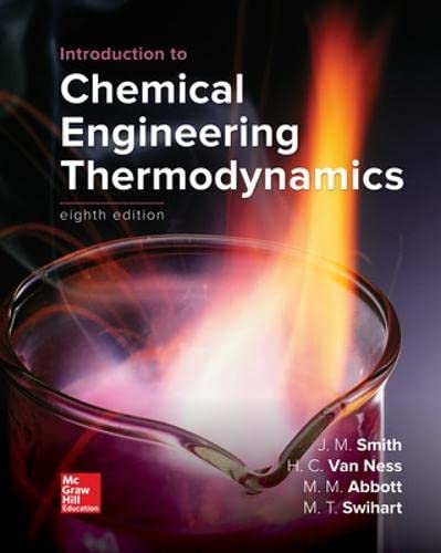 Book Cover Introduction to Chemical Engineering Thermodynamics