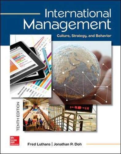 Book Cover International Management: Culture, Strategy, and Behavior