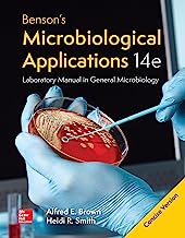 Book Cover LooseLeaf Benson's Microbiological Applications Laboratory Manual--Concise Version