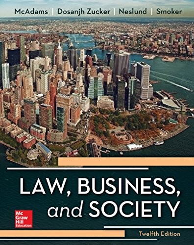 Book Cover Law, Business and Society