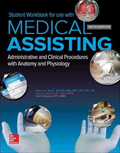 Book Cover Student Workbook for Medical Assisting: Administrative and Clinical Procedures