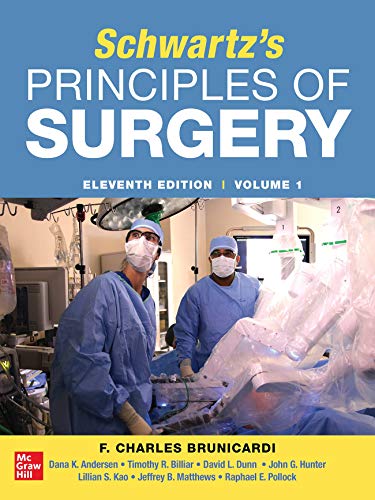 Book Cover SCHWARTZ'S PRINCIPLES OF SURGERY 2-volume set 11th edition