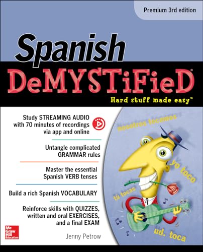 Book Cover Spanish Demystified, Premium 3rd Edition