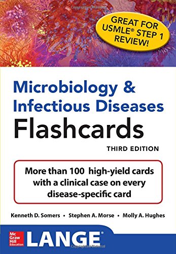 Book Cover Microbiology & Infectious Diseases Flashcards, Third Edition (Lange Flash Cards)