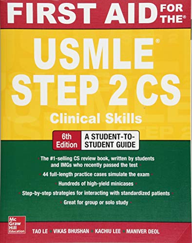 Book Cover First Aid for the USMLE Step 2 CS, Sixth Edition