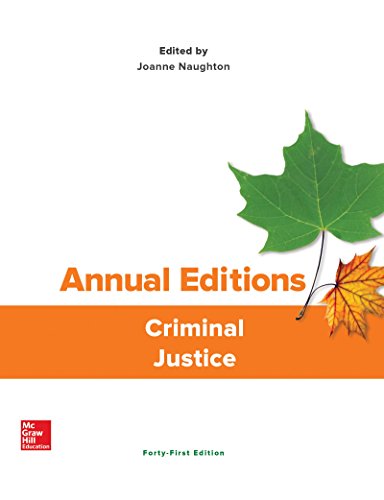 Book Cover Annual Editions: Criminal Justice