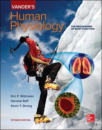 Book Cover Vander's Human Physiology