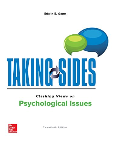 Book Cover Taking Sides: Clashing Views on Psychological Issues