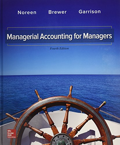 Book Cover Gen Combo Managerial Accounting for Managers; Connect 1s Access Card