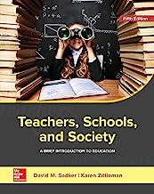 Book Cover Teachers, Schools, and Society: A Brief Introduction to Education