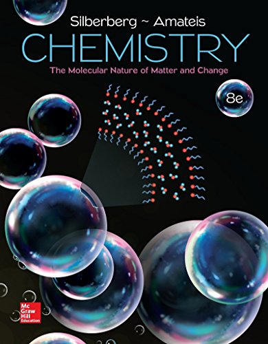 Book Cover STUDENT SOLUTIONS MANUAL CHEMISTRY: MOLECULAR NATURE MATTER