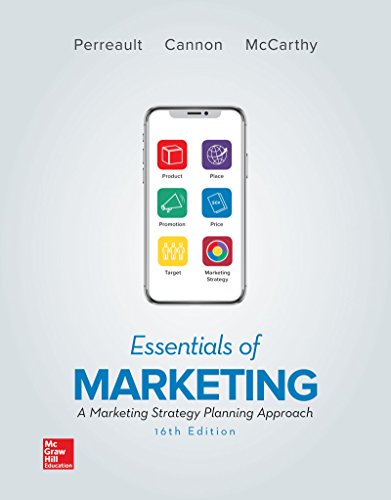 Book Cover LooseLeaf for Essentials of Marketing