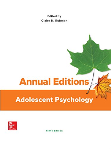 Book Cover Annual Editions: Adolescent Psychology