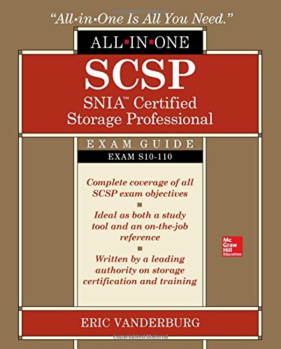 Book Cover SCSP SNIA Certified Storage Professional All-in-One Exam Guide (Exam S10-110)