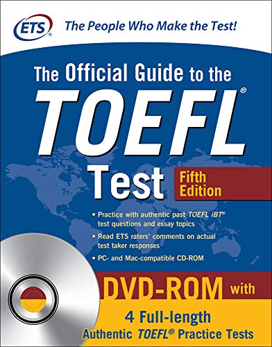 Book Cover The Official Guide to the TOEFL Test with DVD-ROM, Fifth Edition